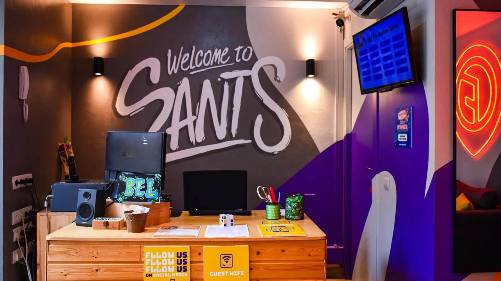 Onefam Sants Hostel Barcelona Spain